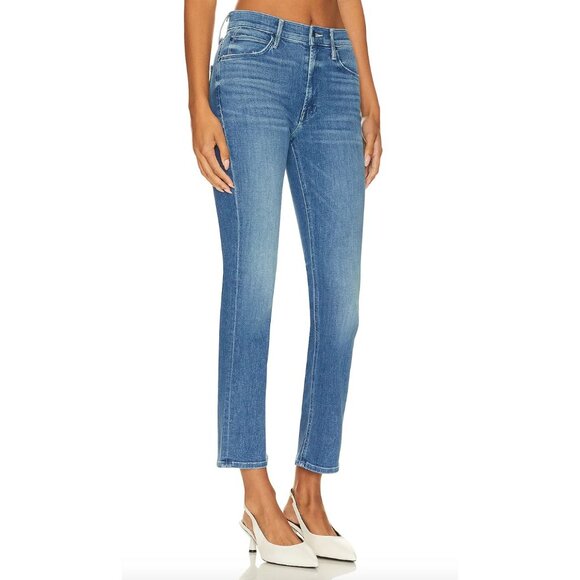 Mother The Mid Rise Dazzler Ankle Jeans Size 28 in Wish on a Star - Picture 2 of 7